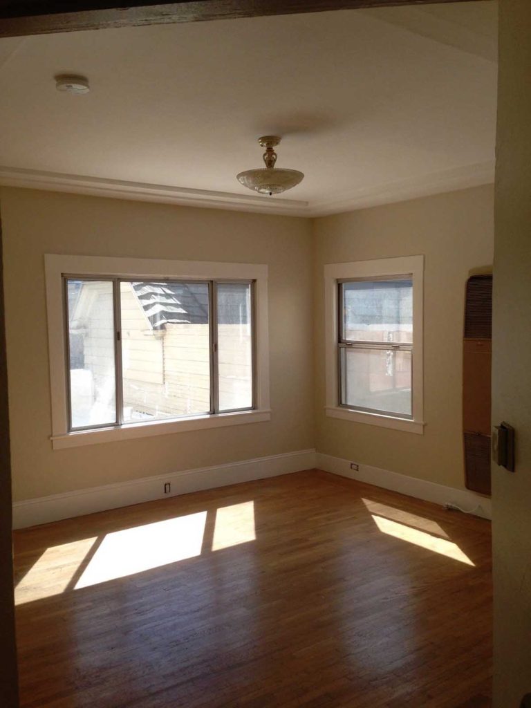 remodeled living room